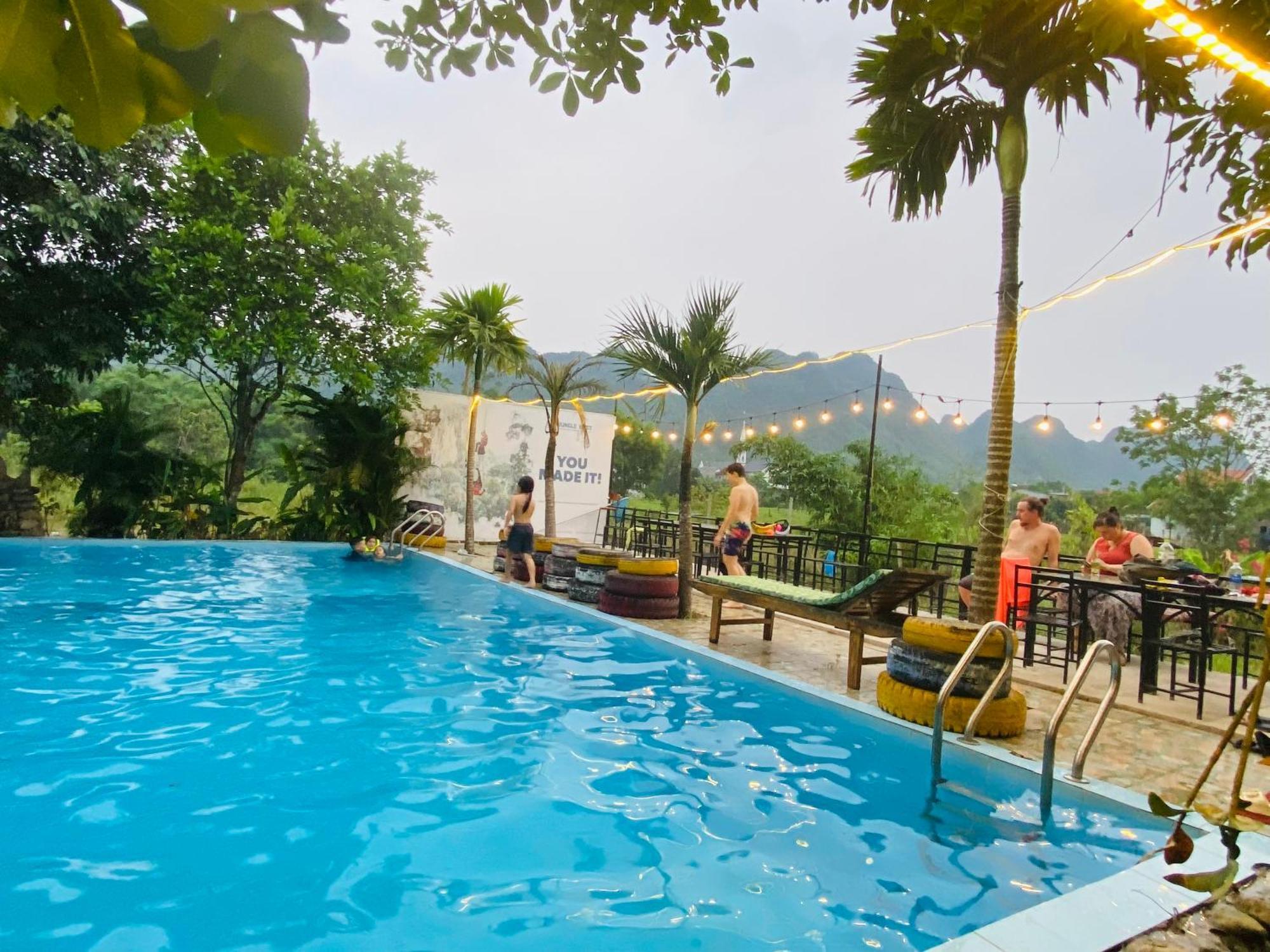 Jungle Boss Homestay Phong Nha Exterior foto